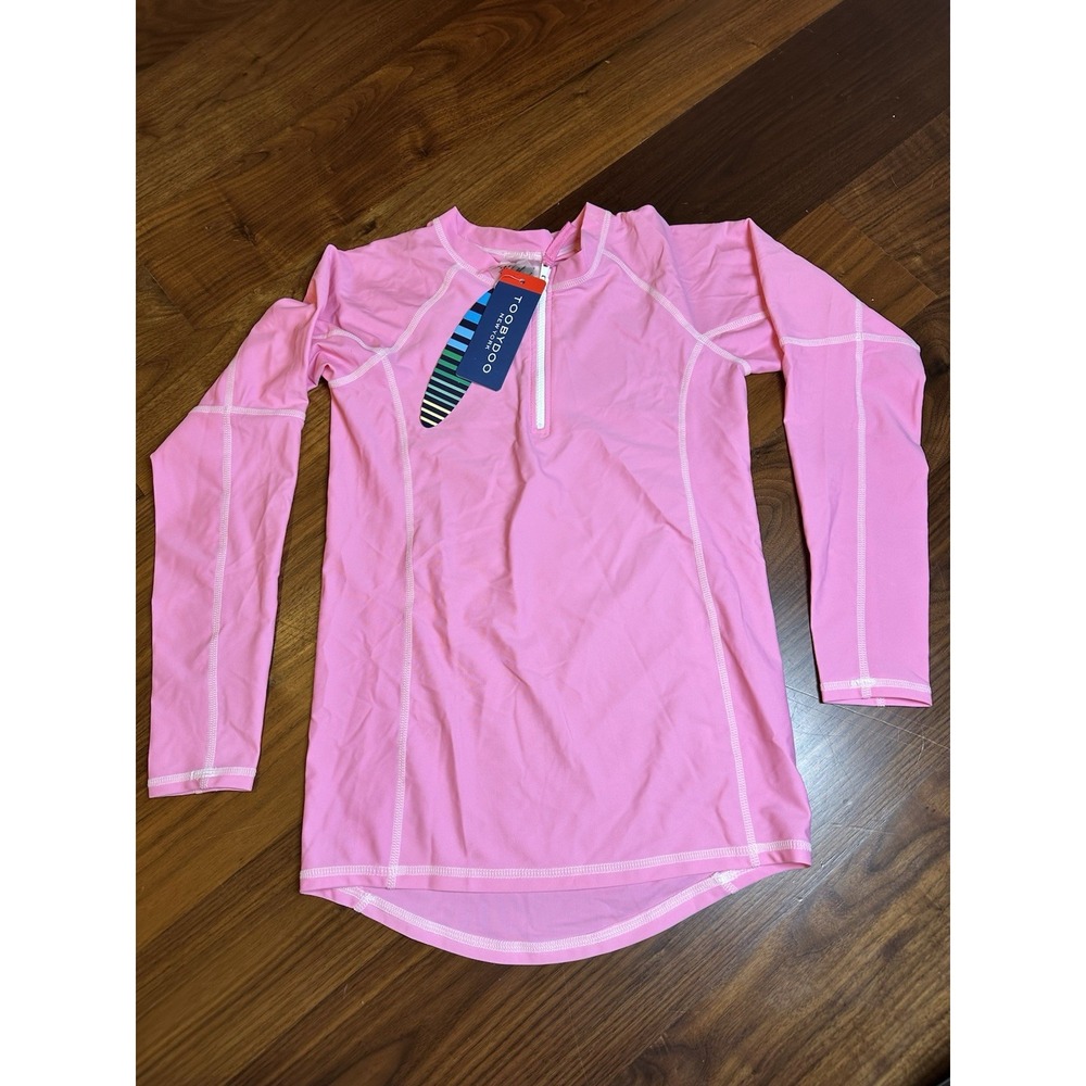 Toobydoo Pink Rash Guard Swim Top 11/12 Girls